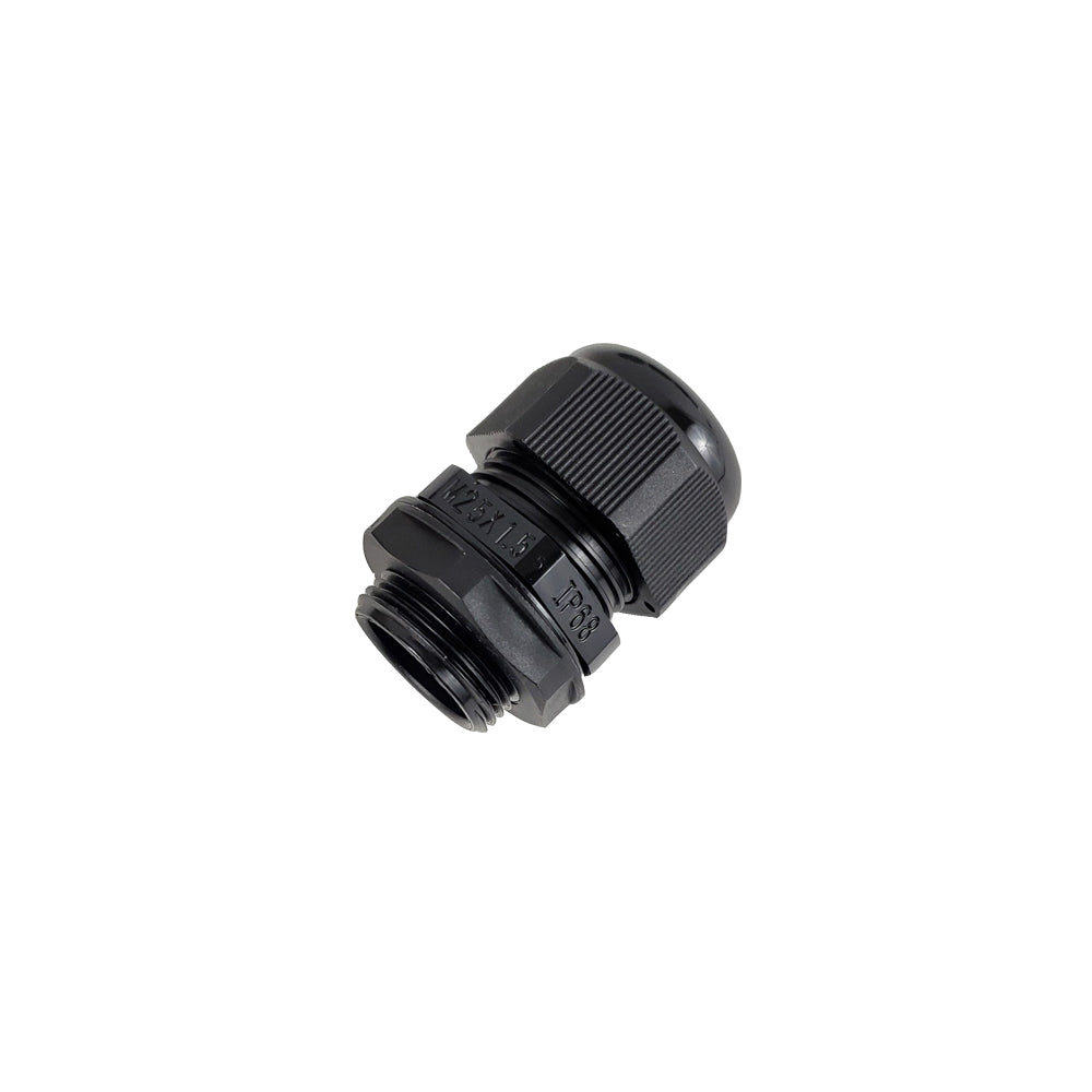 Cable Gland M25x1.5 Thread - Cable OD 13~18mm - IP68 - Black – Generic – Cable Glands