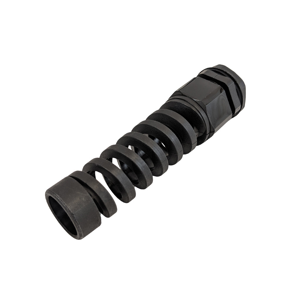 Cable Gland with Strain Relief M25x1.5 Thread - Cable OD 13~18mm - IP68 - Black – Generic – Cable Glands (photo 2)