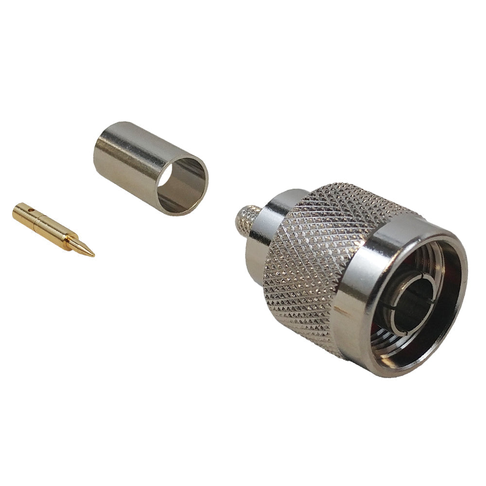 N-Type Male Crimp Connector for LMR-200 50 Ohm – Generic