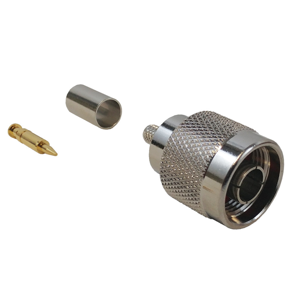 N-Type Male Crimp Connector for RG59 - 75 Ohm – Generic – RF Connectors