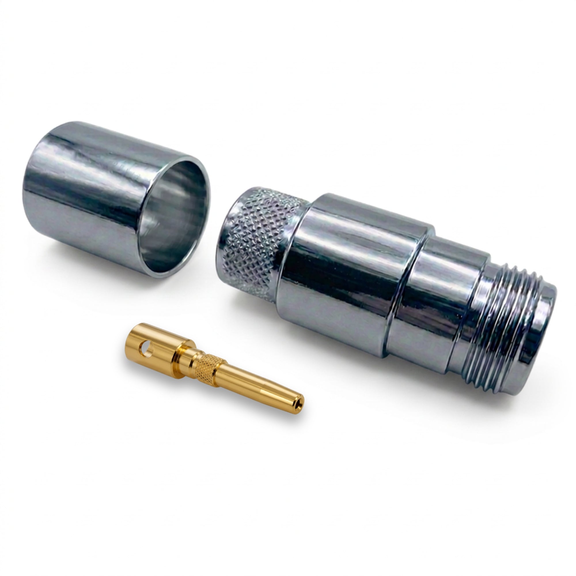 N-Type Female Crimp Connector for LMR-600 50 Ohm – Generic
