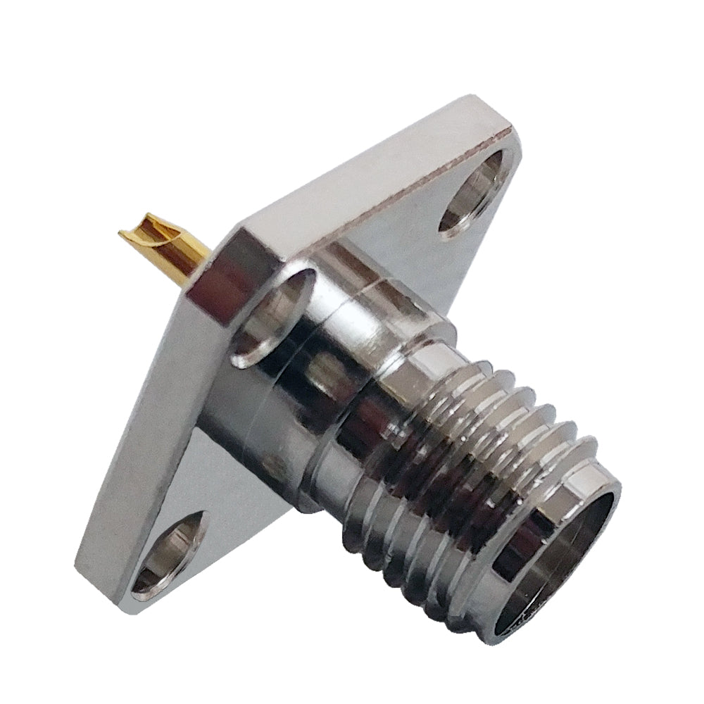 SMA Female Panel Mount Solder Type Connector – Generic – RF Connectors (photo 2)