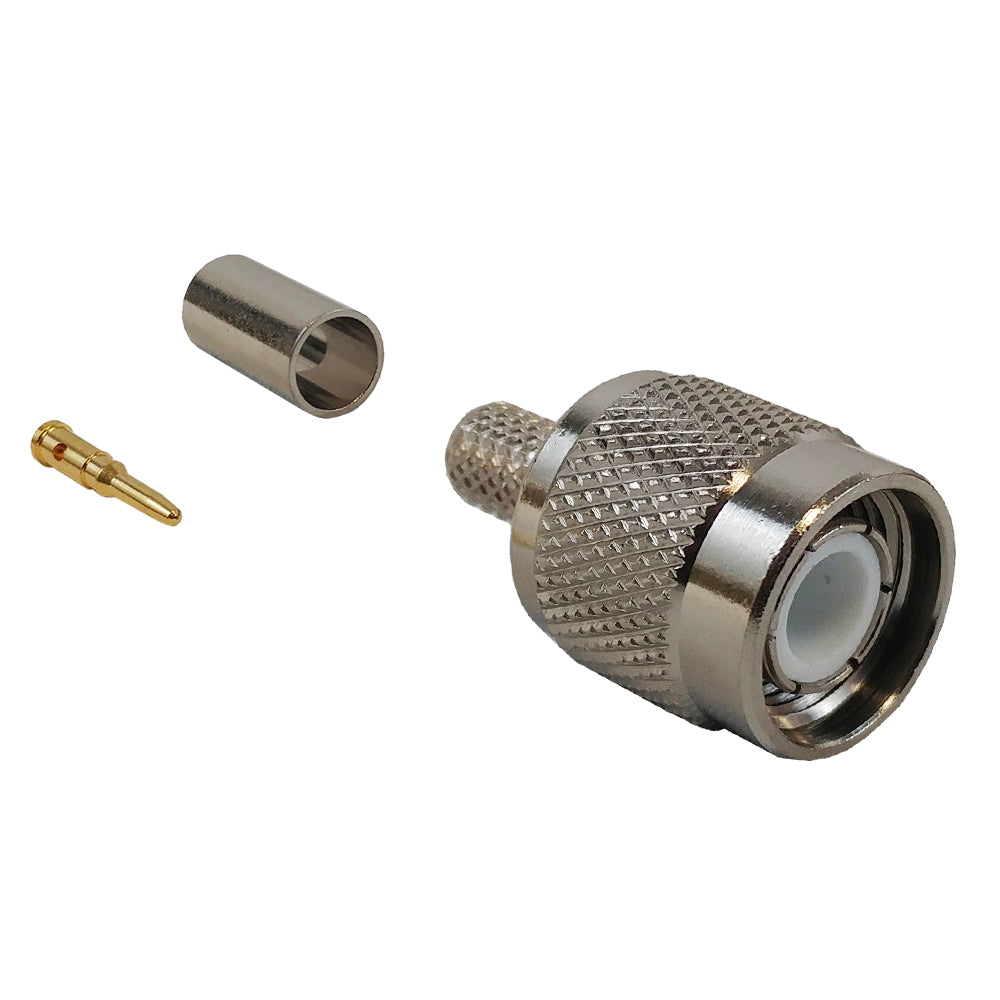 TNC Male Crimp Connector for LMR-200 50 Ohm – Generic