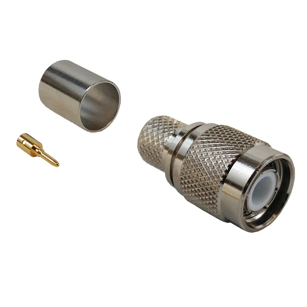 TNC Male Crimp Connector for RG8 (LMR-400) 50 Ohm – Generic – RF Connectors
