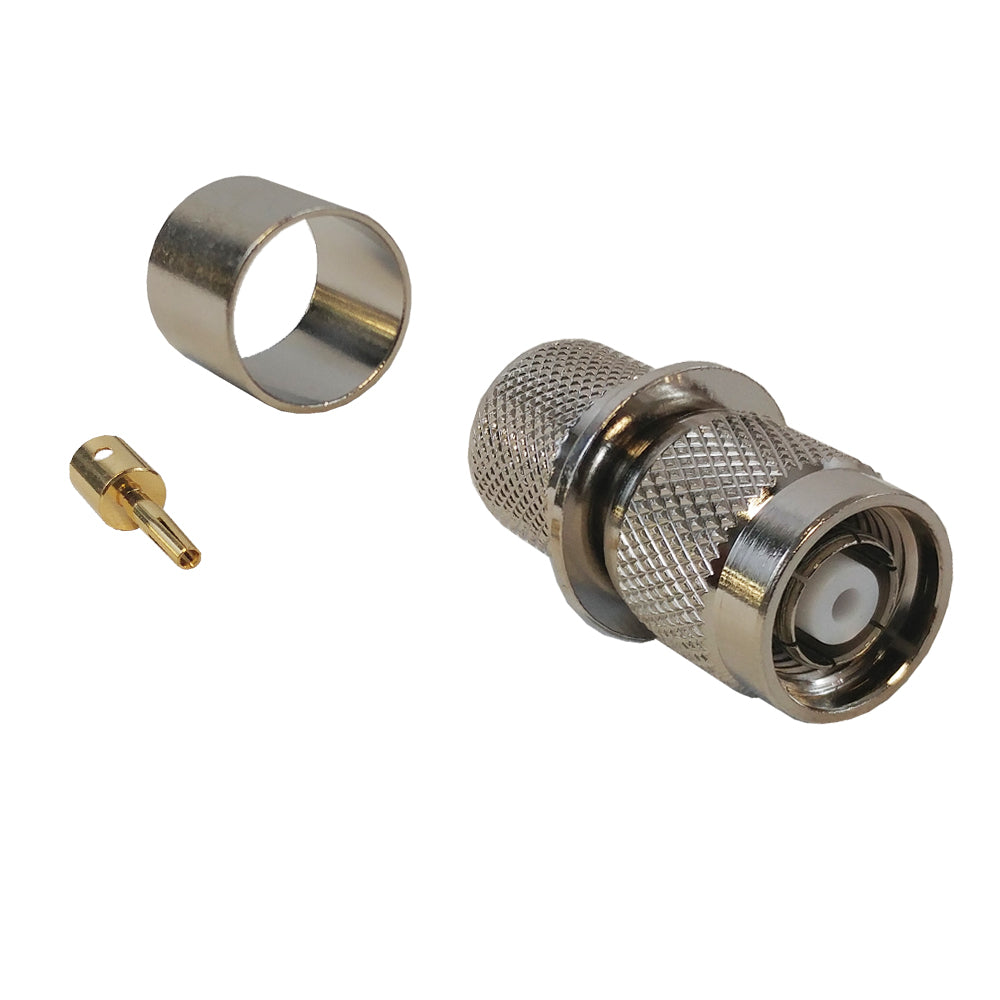 TNC Reverse Polarity Male Crimp Connector for LMR-600 50 Ohm – Generic – RF Connectors