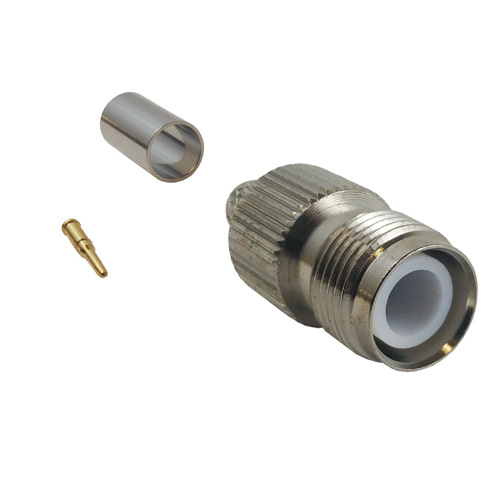 TNC Reverse Polarity Female Crimp Connector for LMR-240 50 Ohm – Generic