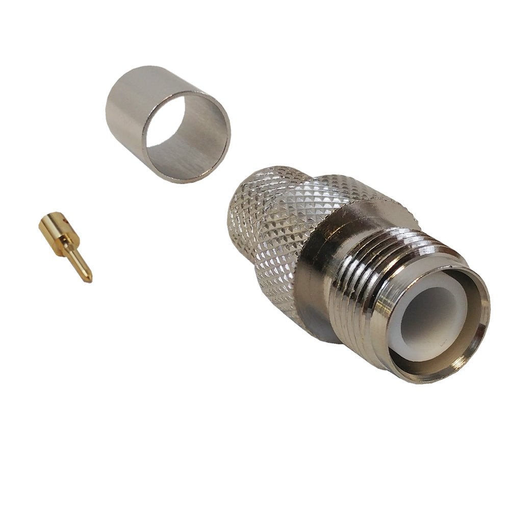 TNC Reverse Polarity Female Crimp Connector for RG8 (LMR-400) 50 Ohm – Generic