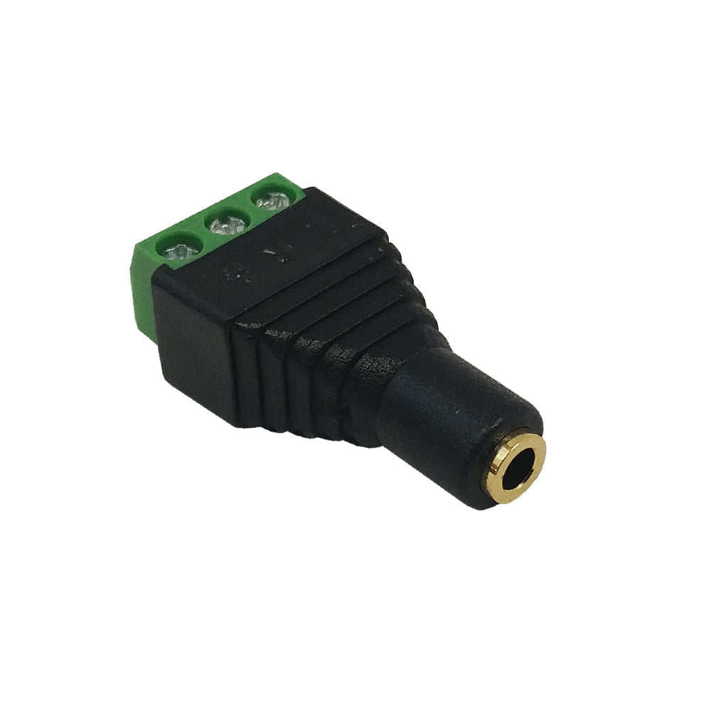 3.5mm Stereo Female Screw Down Connector – Generic – Audio Connectors