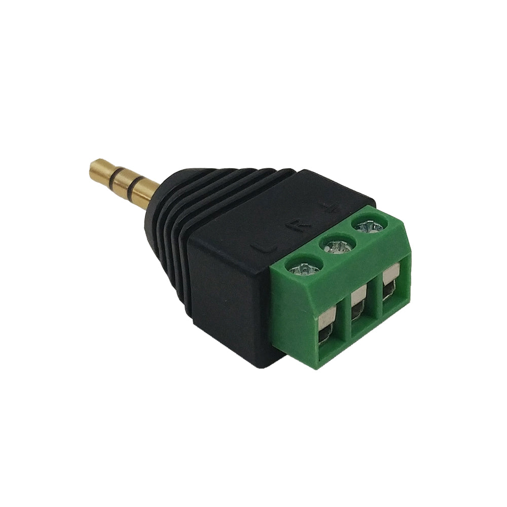 3.5mm Stereo Male Screw Down Connector – Generic – Audio Connectors (photo 2)