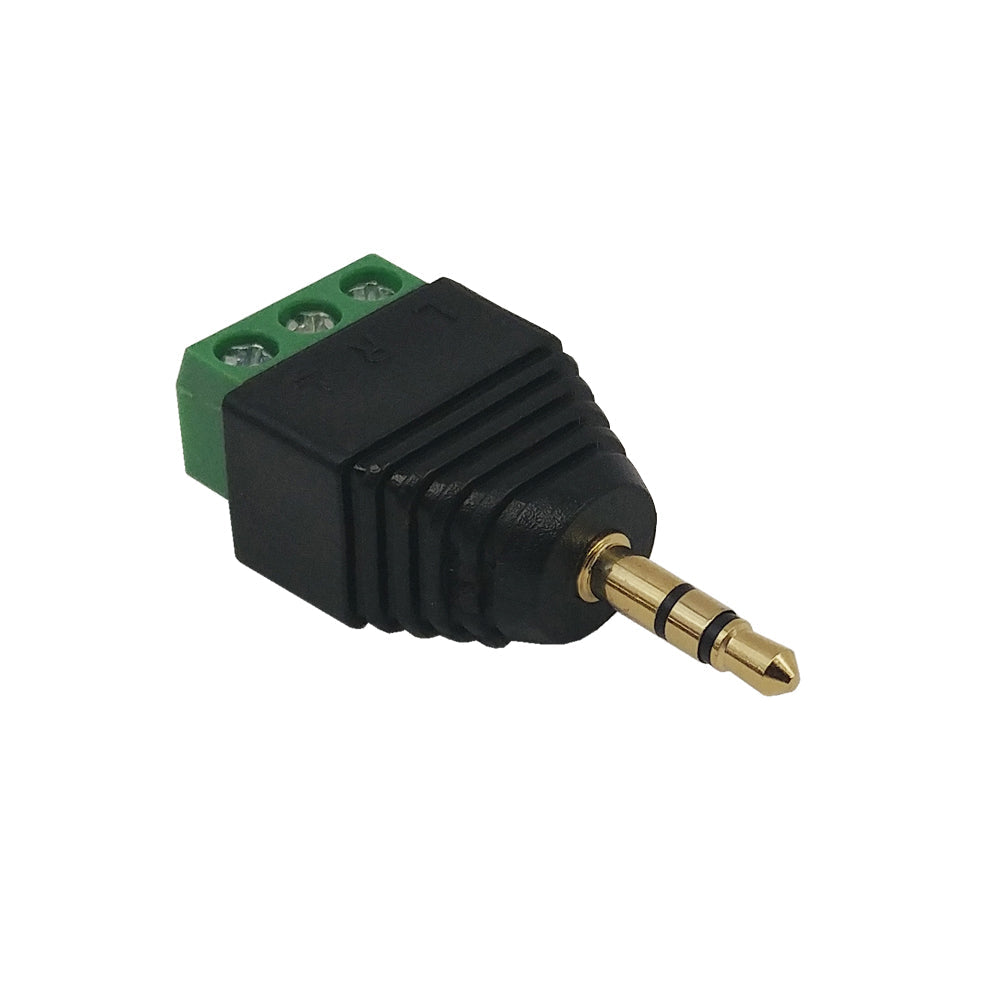3.5mm Stereo Male Screw Down Connector – Generic