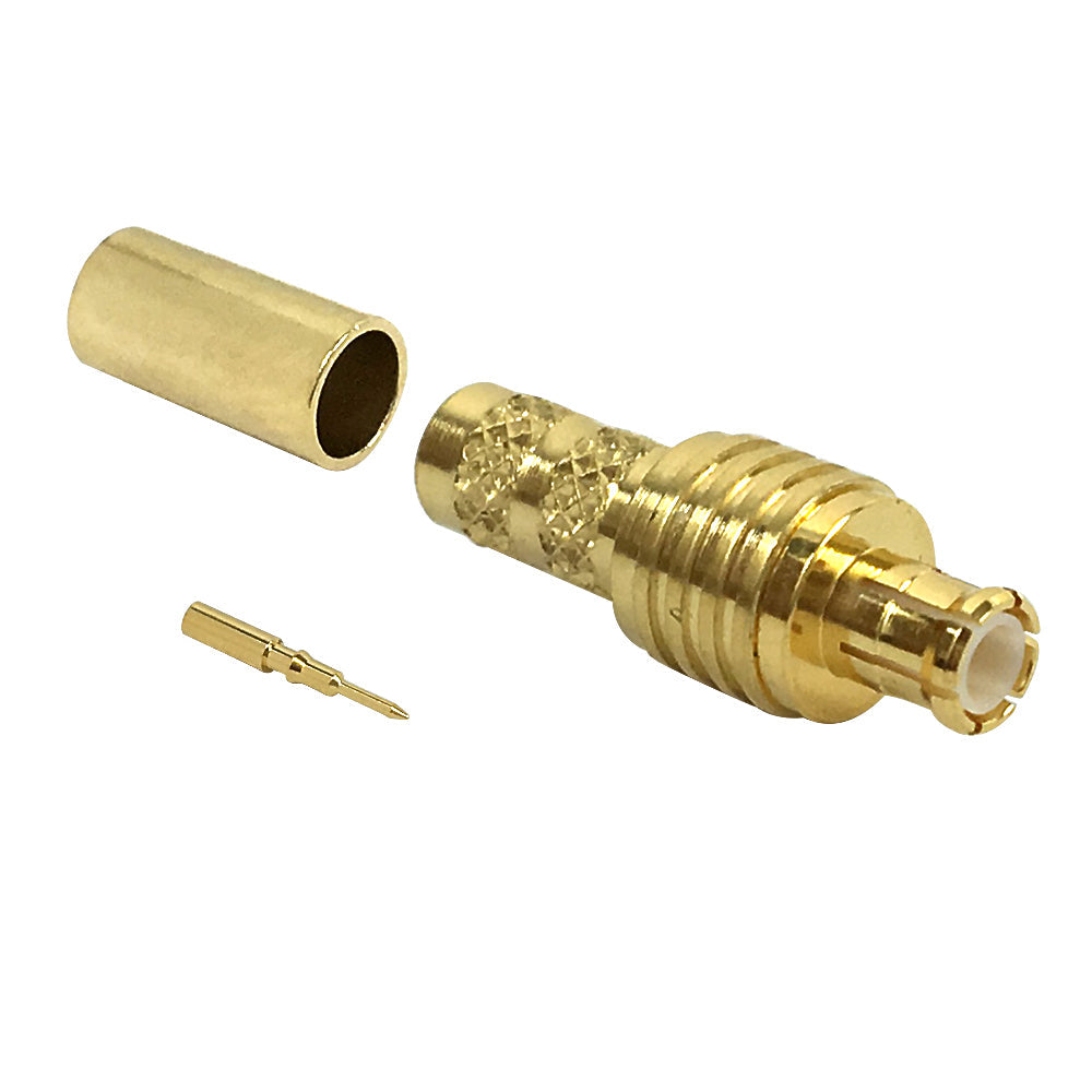 MCX Male Crimp Connector for RG58 (LMR-195) 50 Ohm – Generic – RF Connectors
