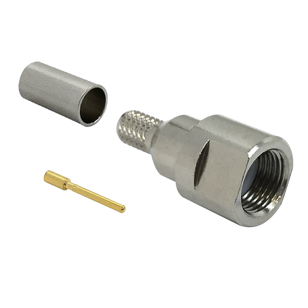 FME Male Crimp Connector for RG58 (LMR-195) 50 Ohm – Generic – RF Connectors