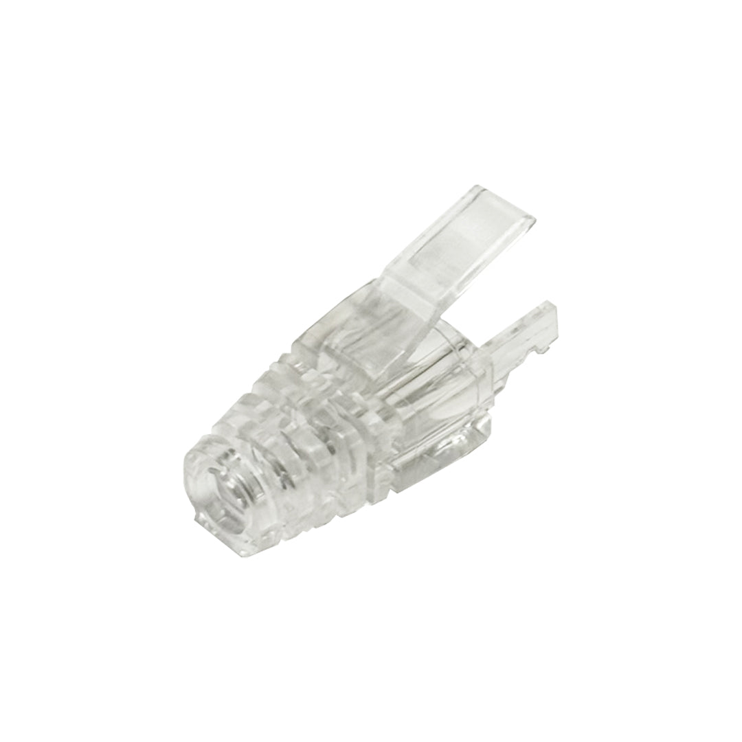 RJ45 CAT6a Boot for Slim Cable - Clear - Pack of 50 – Generic – Strain Relief Boots (photo 2)