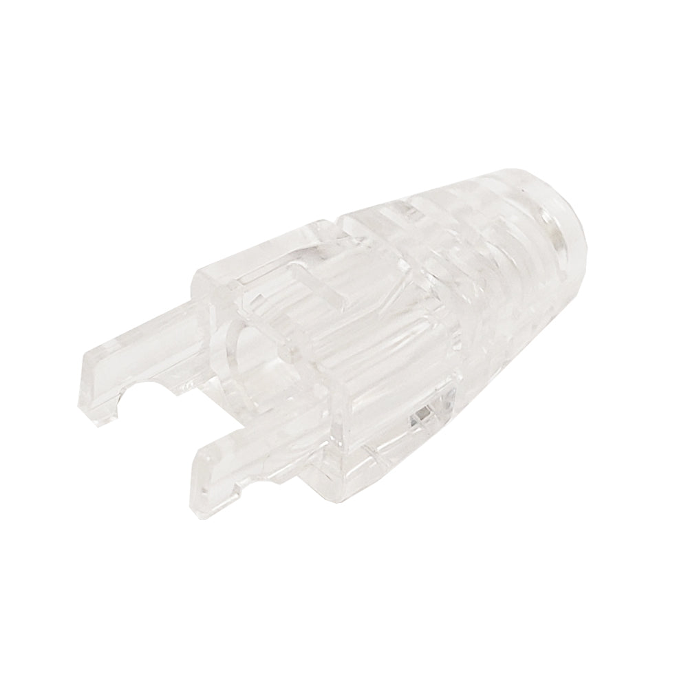 RJ45 Cat5e Snagless Boot (No Tab) - Clear - Pack of 50 – Generic
