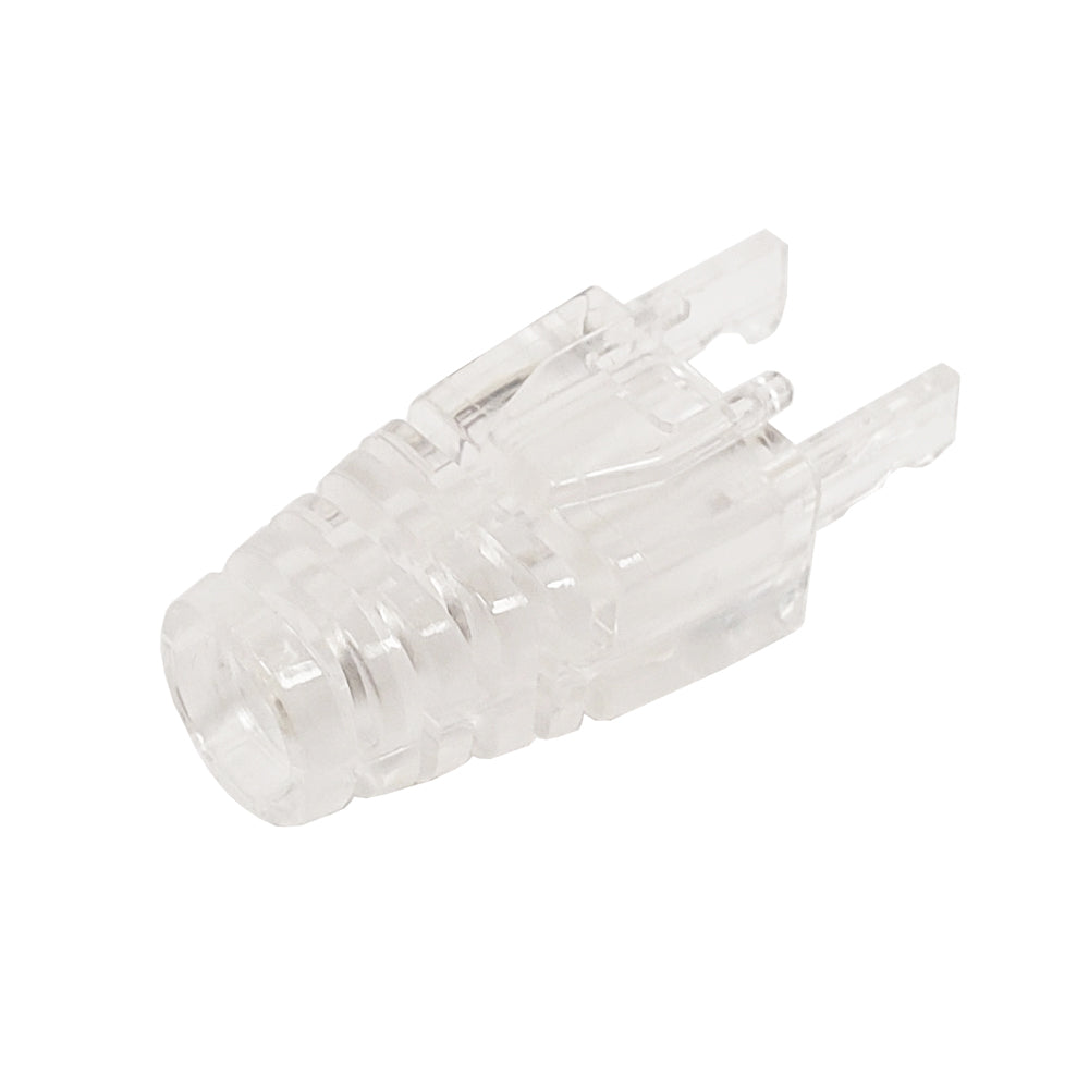 RJ45 CAT6 Snagless Boot (No Tab) - Clear - Pack of 50 – Generic – Strain Relief Boots (photo 2)