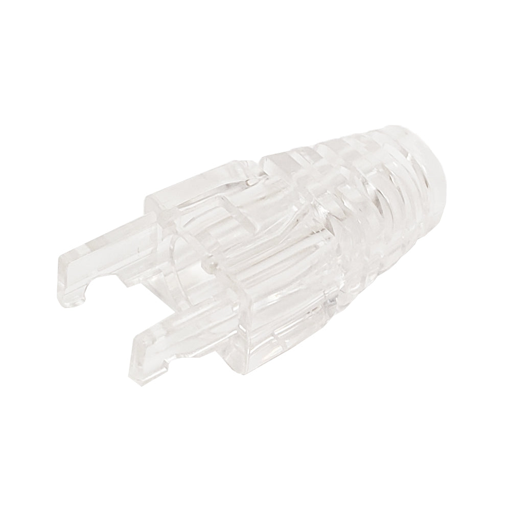 RJ45 CAT6 Snagless Boot (No Tab) - Clear - Pack of 50 – Generic