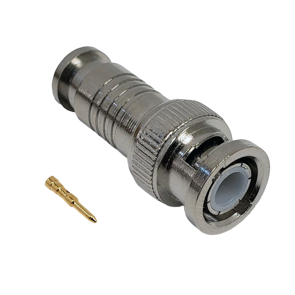 BNC Male Compression Connector for RG59 Plenum - Pack of 10 – Generic – Video Connectors