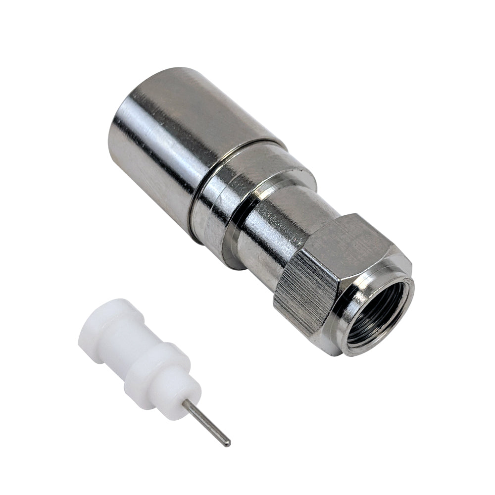 F-Type Male Compression Connector for RG11 - Pack of 10 – Generic – Video Connectors