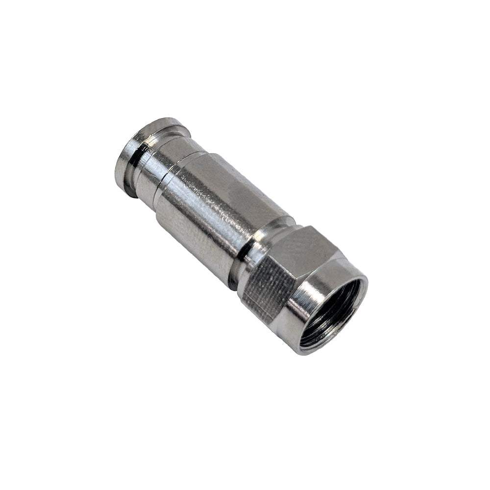 F-Type Male Compression Connector for RG6 Plenum Cable - Pack of 10 – Generic – Video Connectors