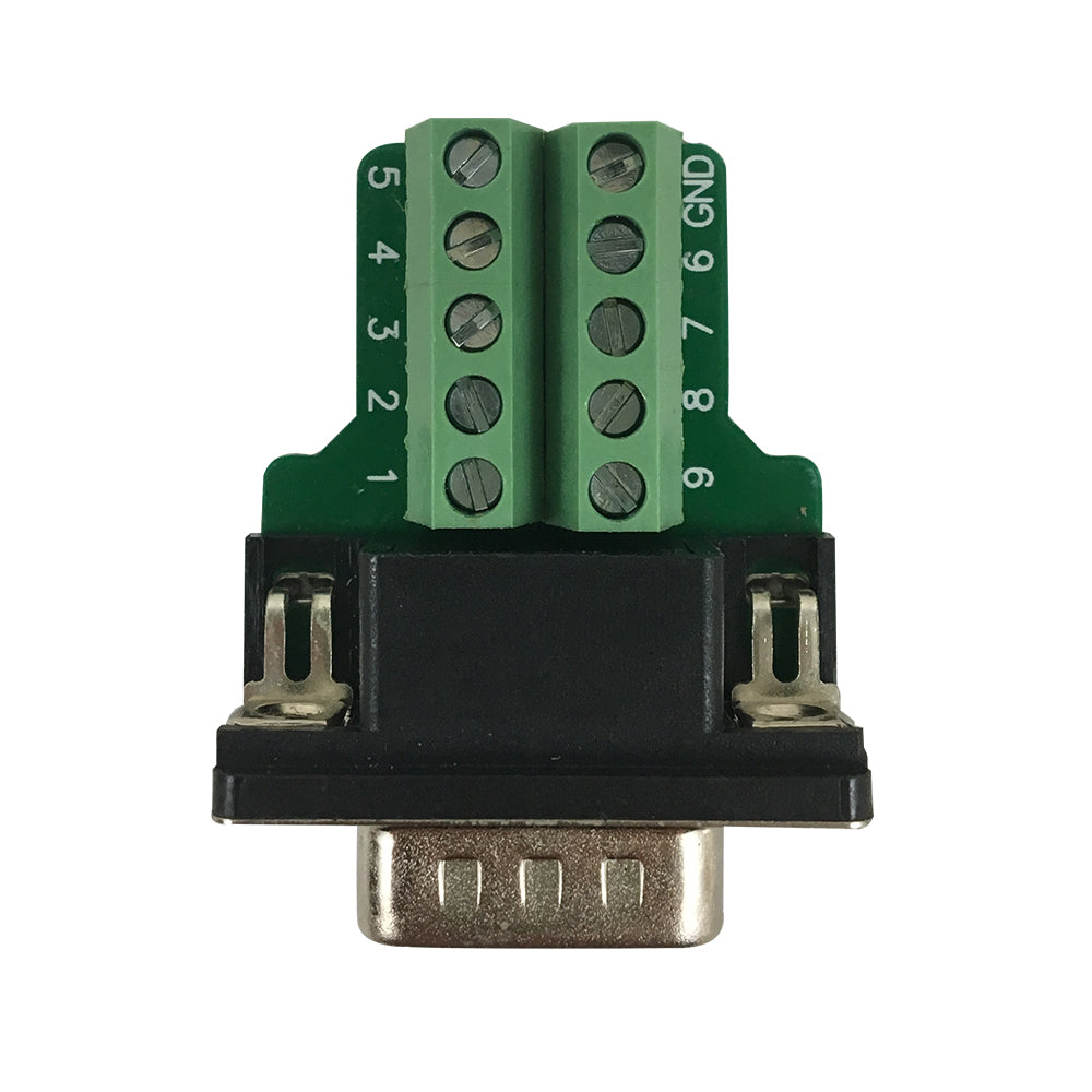 DB9 Male Screw Down Field Termination Connector Kit – Generic – D-Sub Connectors (photo 4)