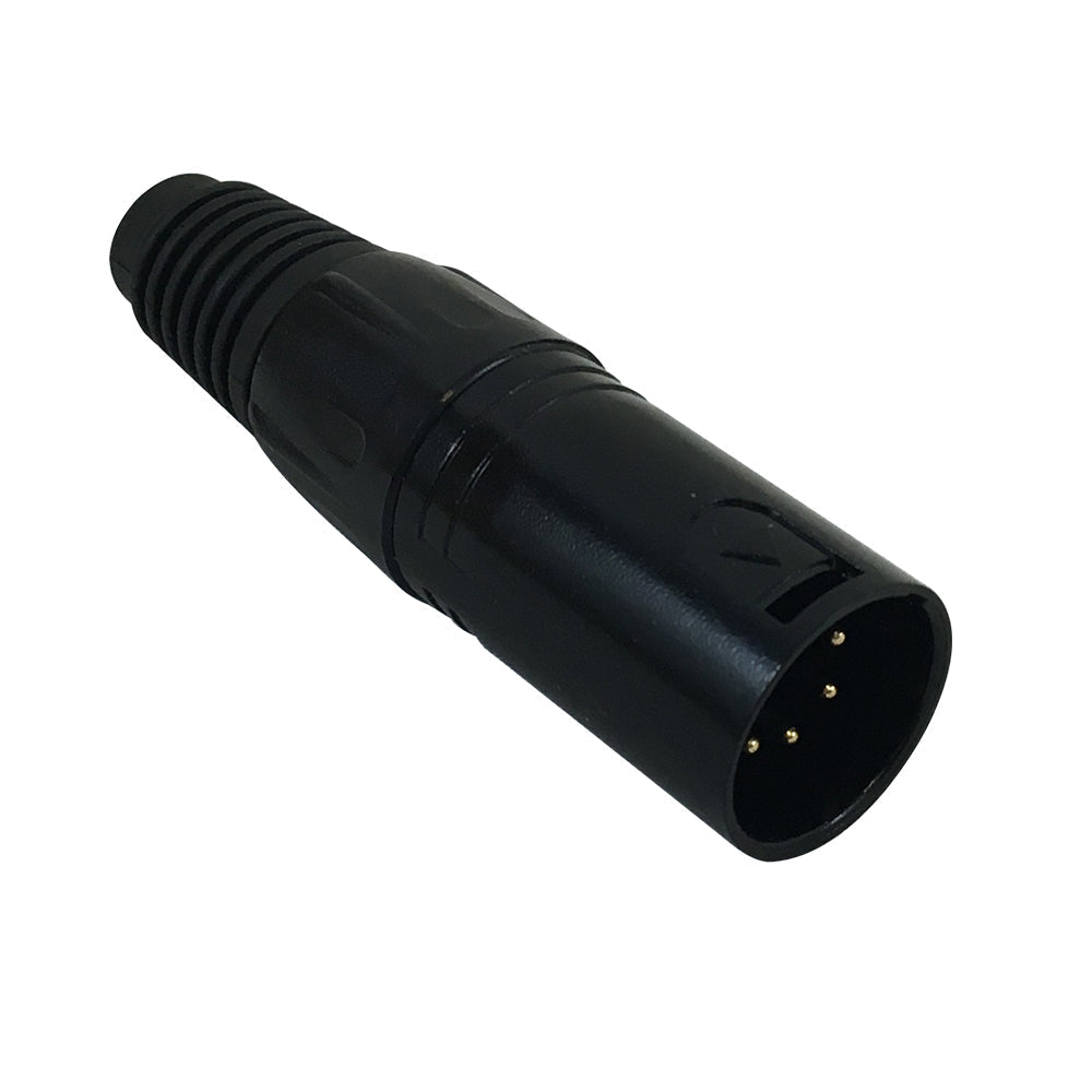 DMX 5-pin Male Connector - Black – Generic