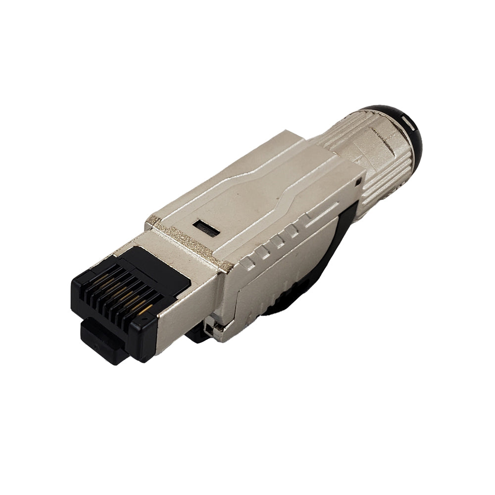 RJ45 Cat6a Shielded Field Termination Tool-Less Plug (Solid or Stranded) (8P 8C) - IP20 – Generic – Data Connectors (photo 2)