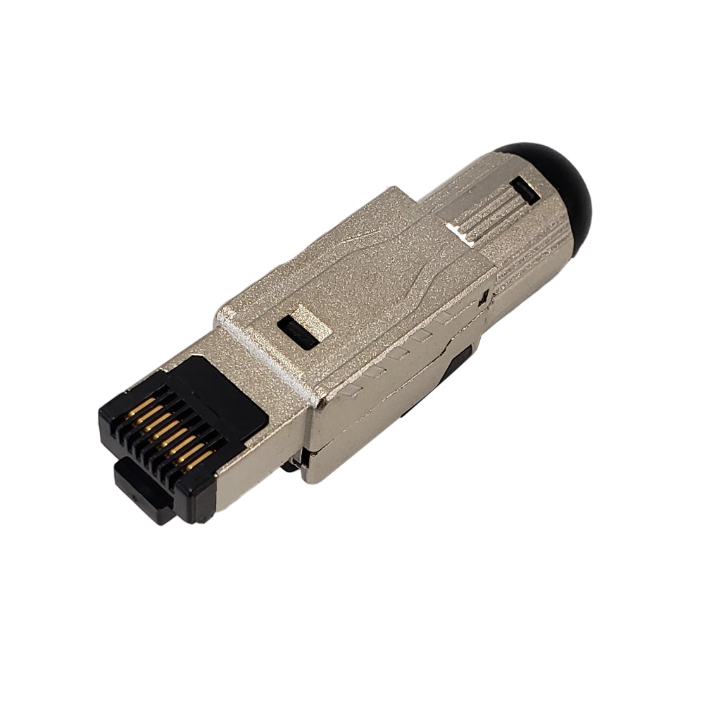 RJ45 Cat8 Shielded Field Termination Tool-Less Plug (Solid or Stranded) (8P 8C) - IP20 – Generic – Data Connectors (photo 2)