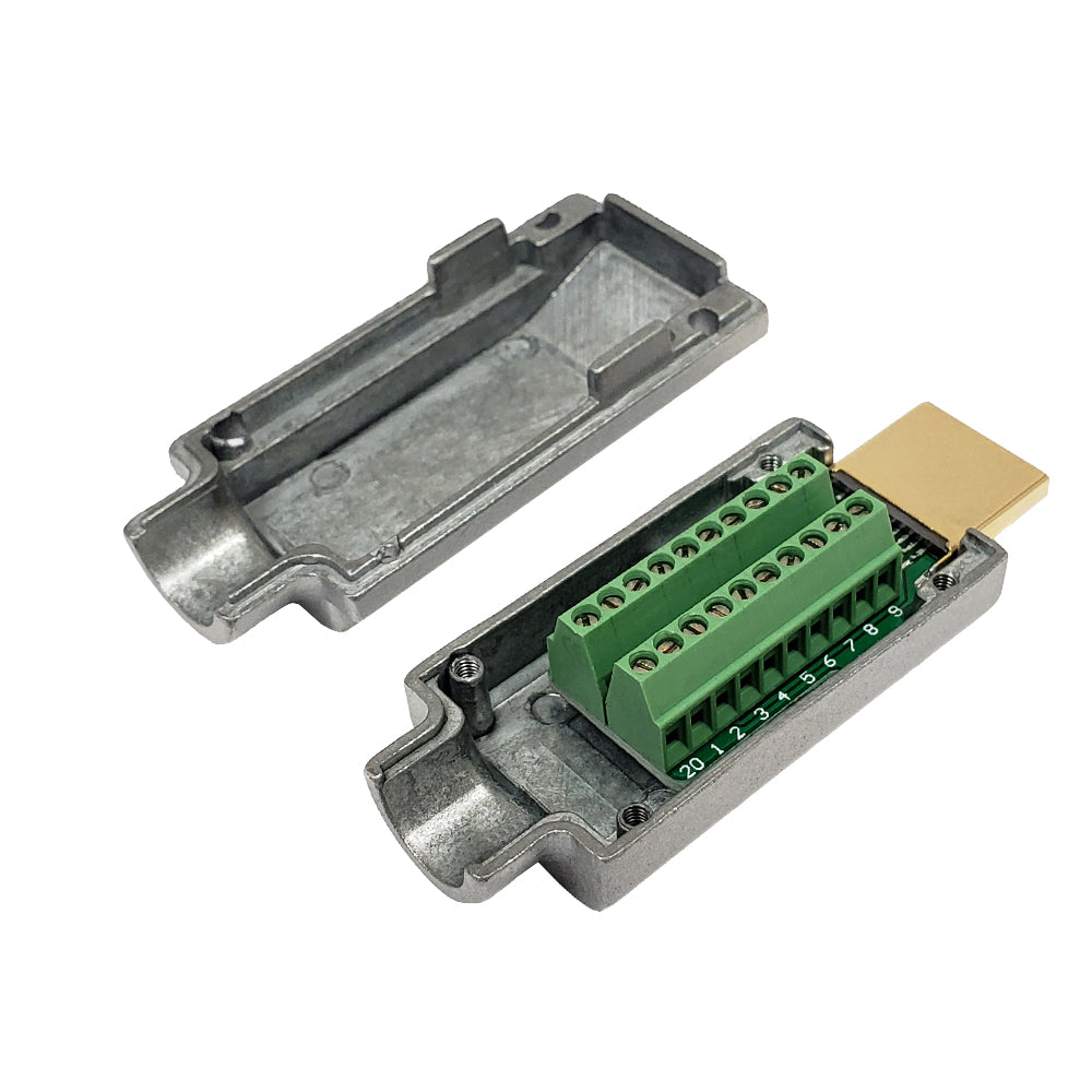 HDMI Male Screw Down Field Termination Connector Kit – Generic – Video Connectors (photo 4)