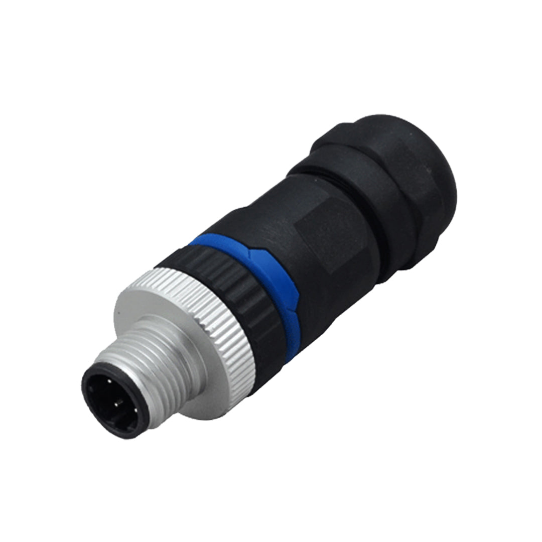 M12 4-pin D-Code Male Connector – Generic