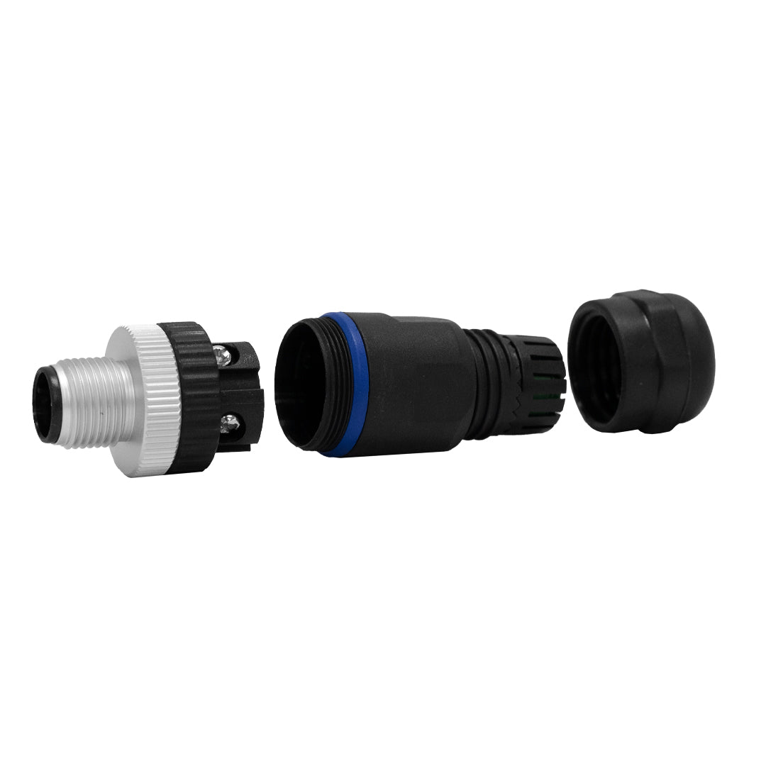 M12 4-pin D-Code Male Connector – Generic – Data Connectors (photo 2)