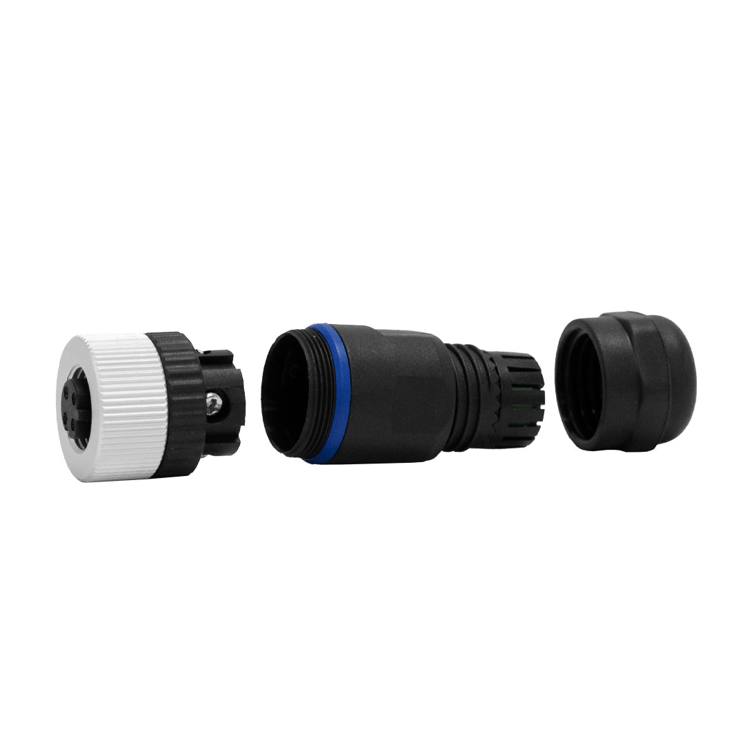 M12 4-pin D-Code Female Connector – Generic – Data Connectors (photo 2)