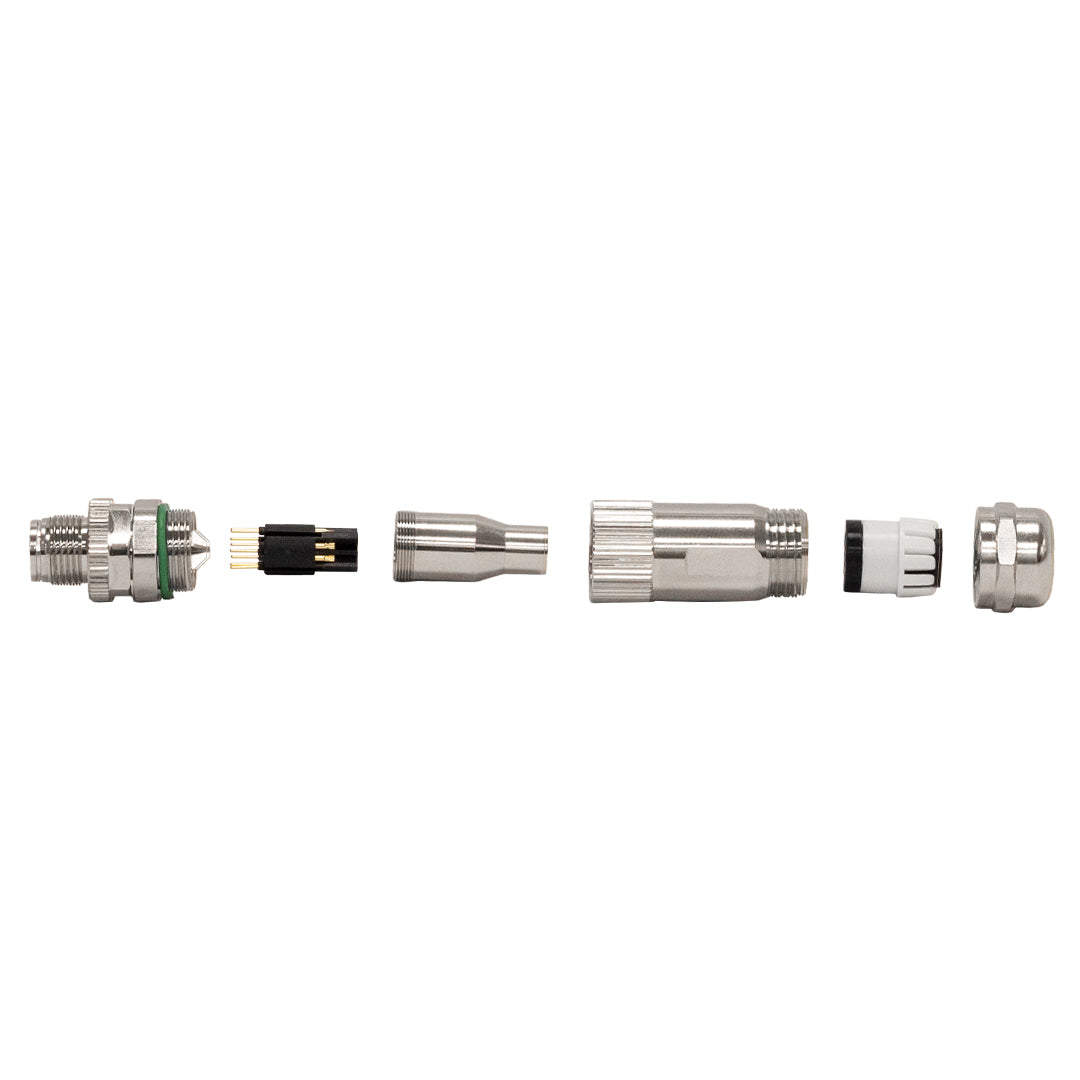 M12 8-pin X-Code Male Connector – Generic – Data Connectors (photo 2)