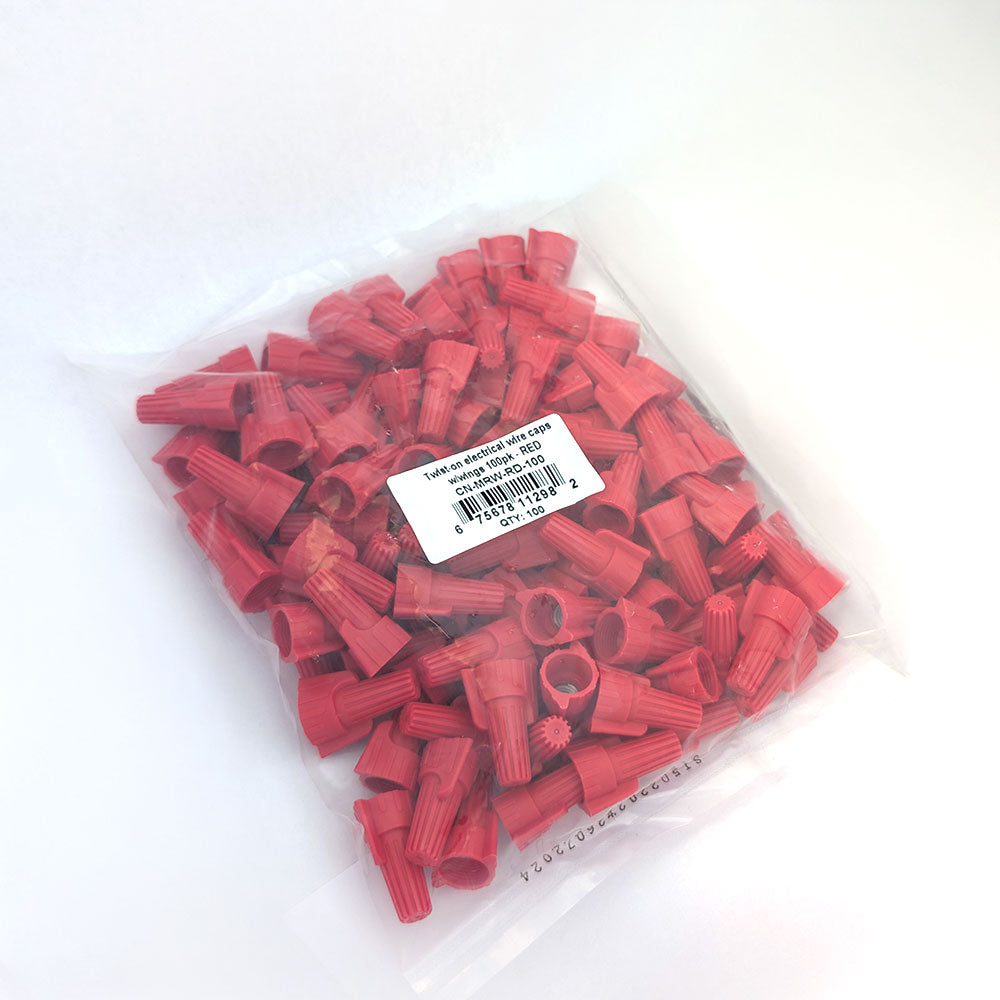 Twist-on Electrical Wire Caps with Wings (100 Pack) – Generic (photo 4)