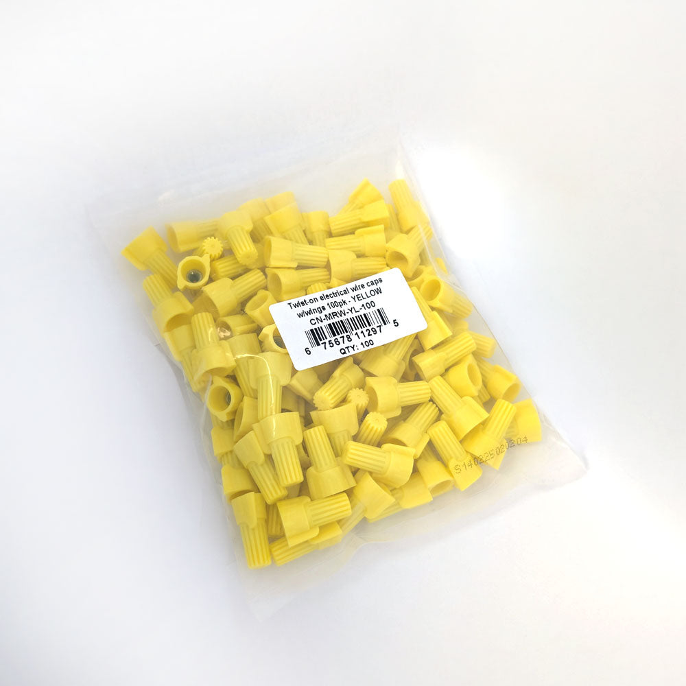 Twist-on Electrical Wire Caps with Wings (100 Pack) – Generic (photo 2)