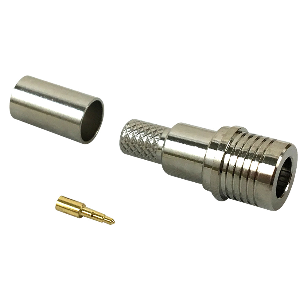 QMA Male Crimp Connector for LMR-240 50 Ohm – Generic – RF Connectors