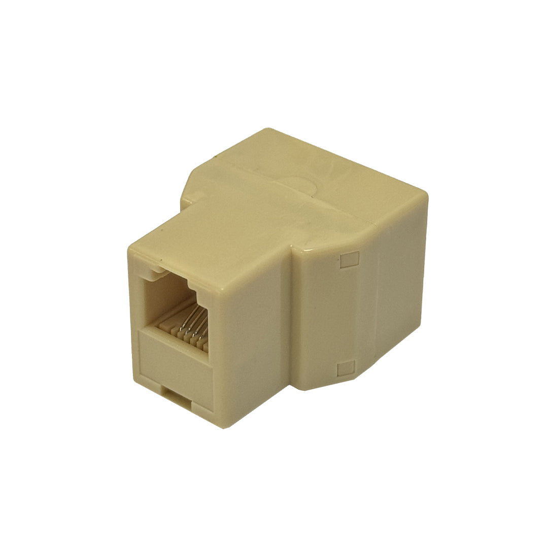 RJ11 Tee Adapter (3x RJ11 Female) - IVORY – Generic – Telephony Adapters & Couplers