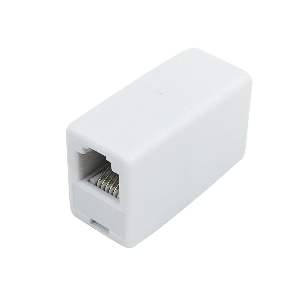 RJ12 Female to Female Coupler - White – Generic – Telephony Adapters & Couplers