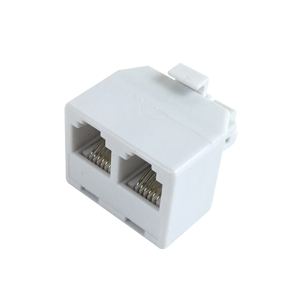 RJ12 Tee Adapter (2x RJ12 Female, 1x RJ12 Male) – Generic – Telephony Adapters & Couplers (photo 2)