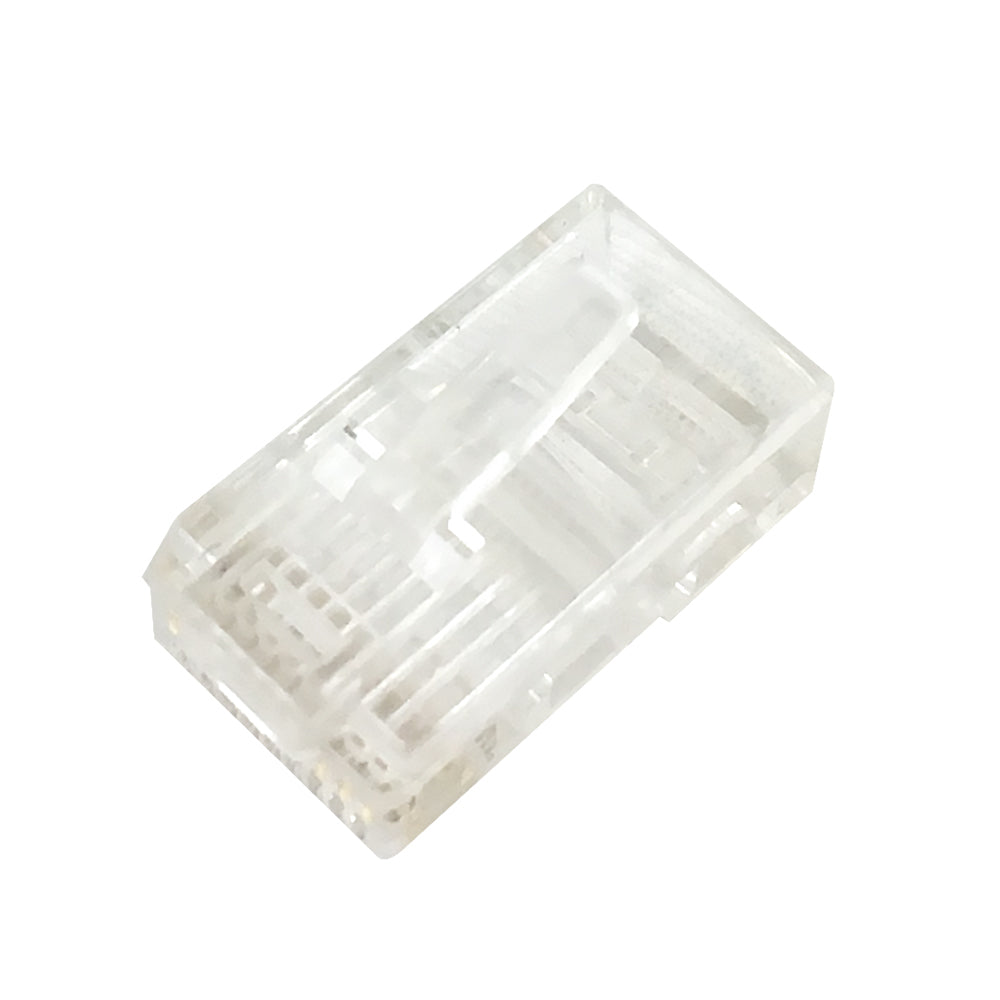 RJ45 10-Position Plug for Flat Cable (10P 10C) - Pack of 50 – Generic – Data Connectors