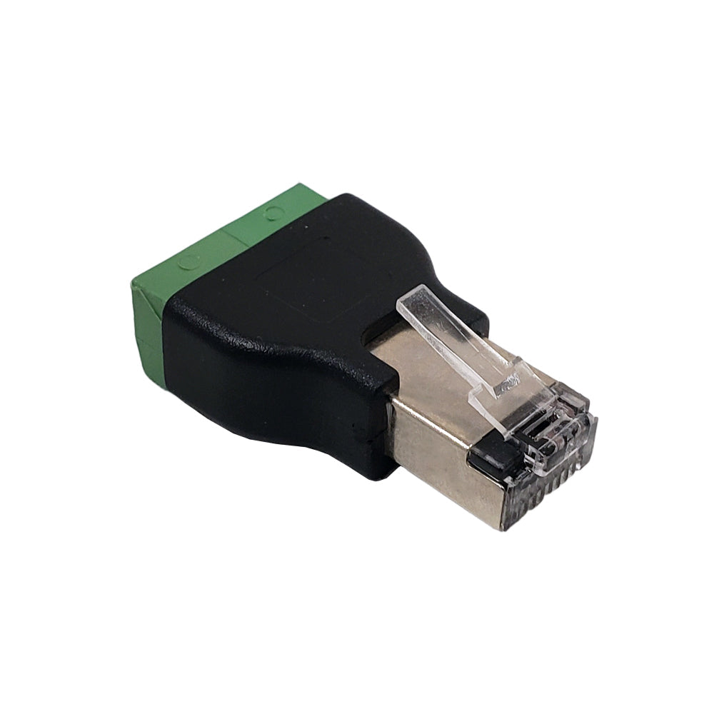 RJ45 Male Plug to 4x Screw Terminal – Generic