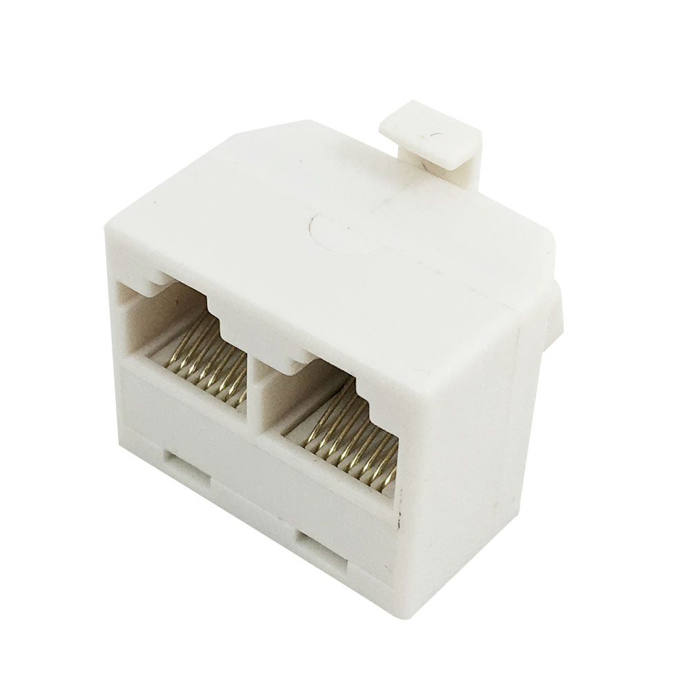 RJ45 Tee Adapter (2x RJ45 Female, 1x RJ45 Male) – Generic – RJ45 Adapters & Couplers (photo 2)