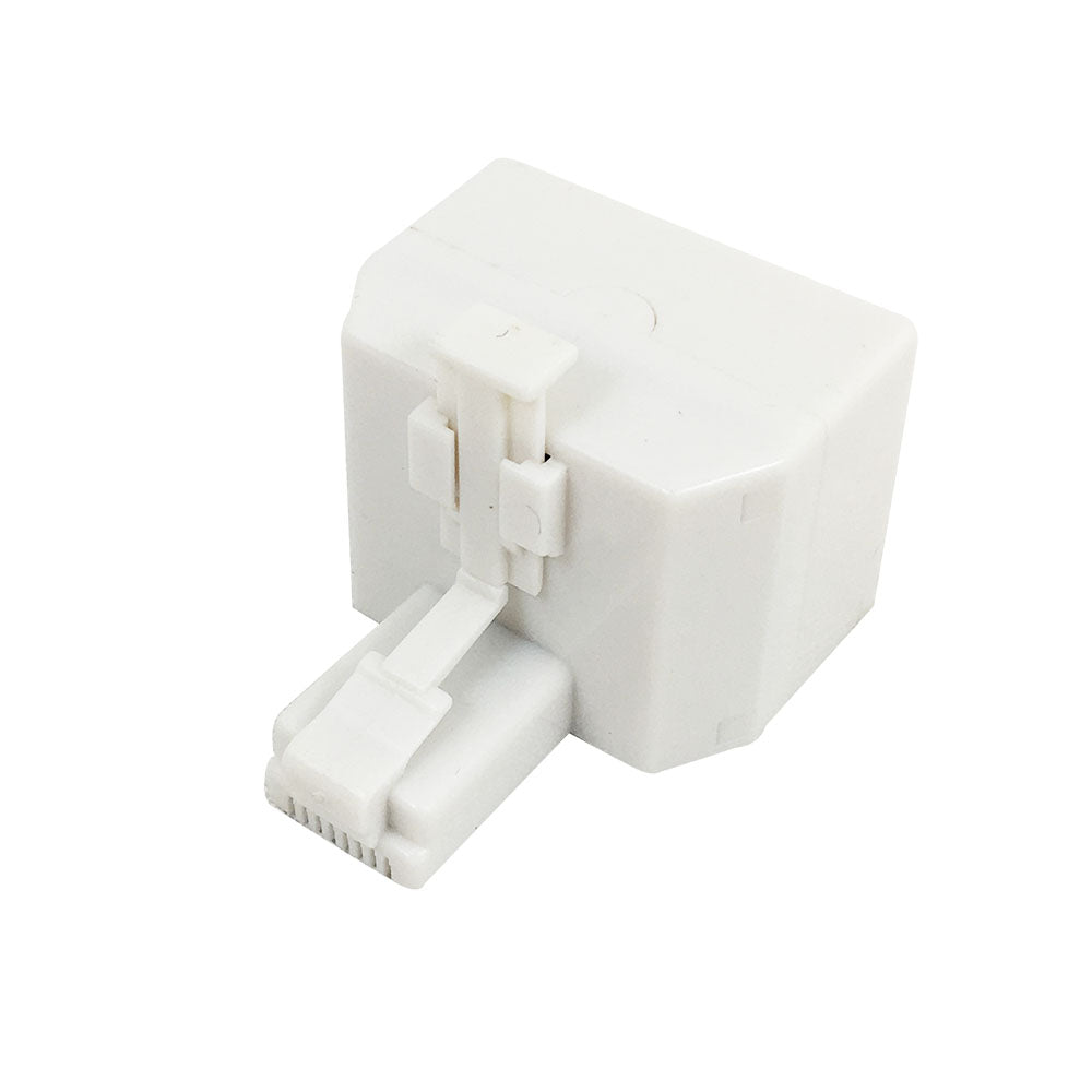 RJ45 Tee Adapter (2x RJ45 Female, 1x RJ45 Male) – Generic