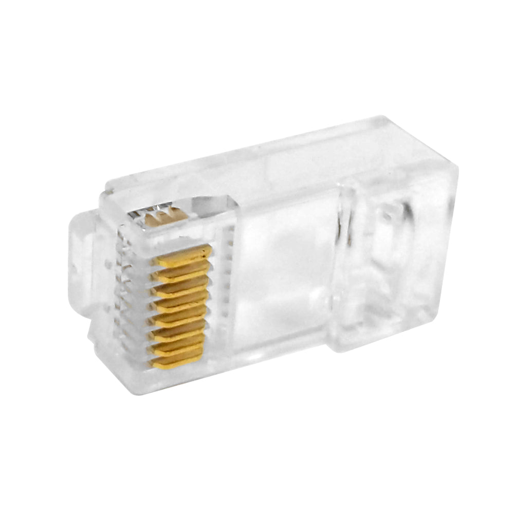 RJ45 Cat6a Plug w/ Insert (Solid or Stranded) (8P 8C) - Pack of 50 – Generic – Data Connectors (photo 2)