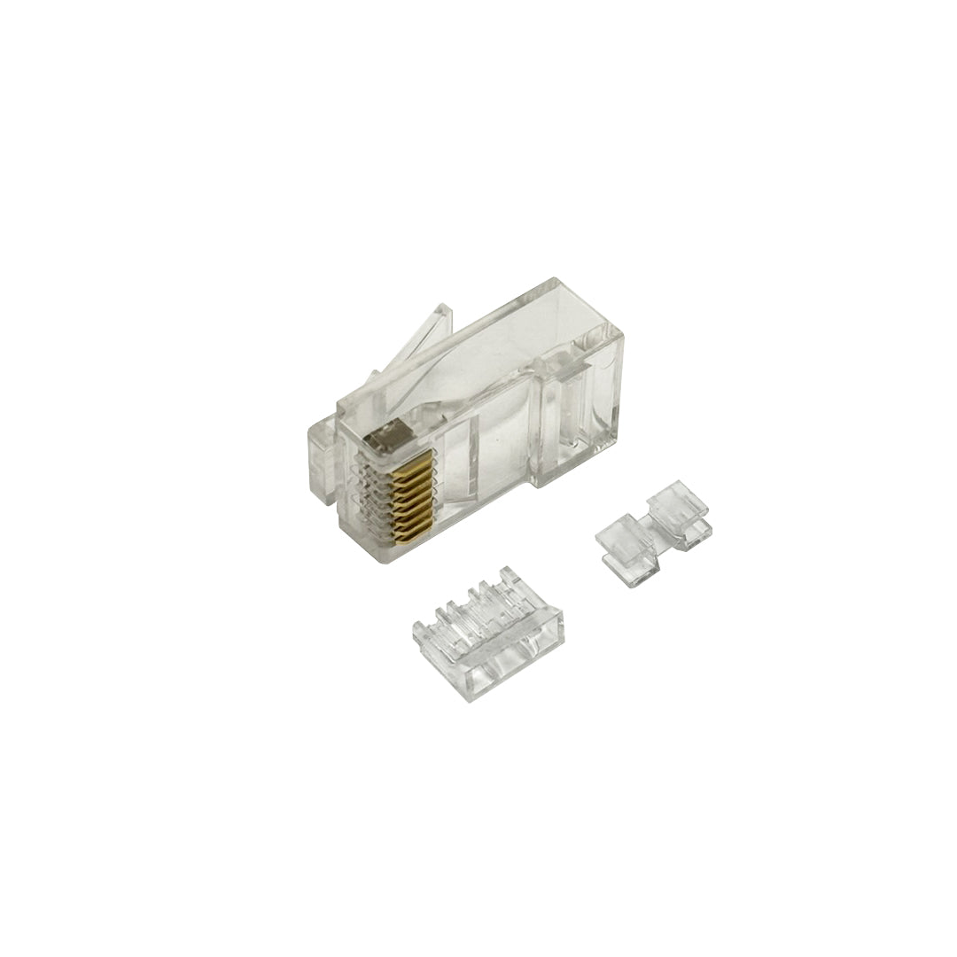 RJ45 Cat6a Plug for Slim Cable (Stranded) (8P 8C) - Pack of 50 – Generic