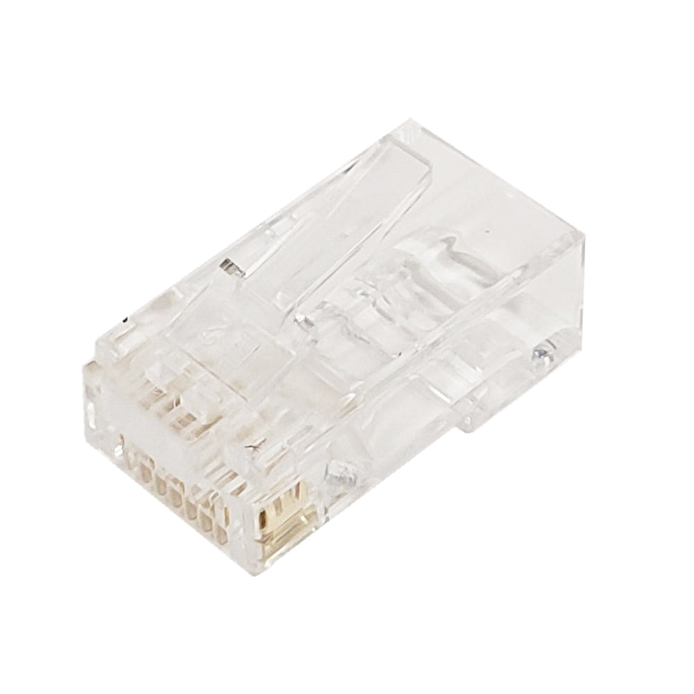 RJ45 Cat6 Pass-Through Plug (Solid or Stranded) (8P 8C) - Pack of 50 – Generic – Data Connectors