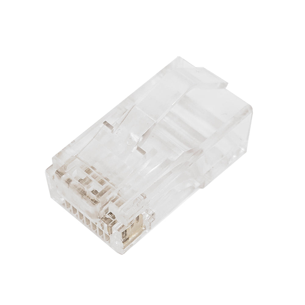 RJ45 Cat6 Plug with Snagless Tab for Stranded Round Cable (8P 8C) - Pack of 50 – Generic – Data Connectors