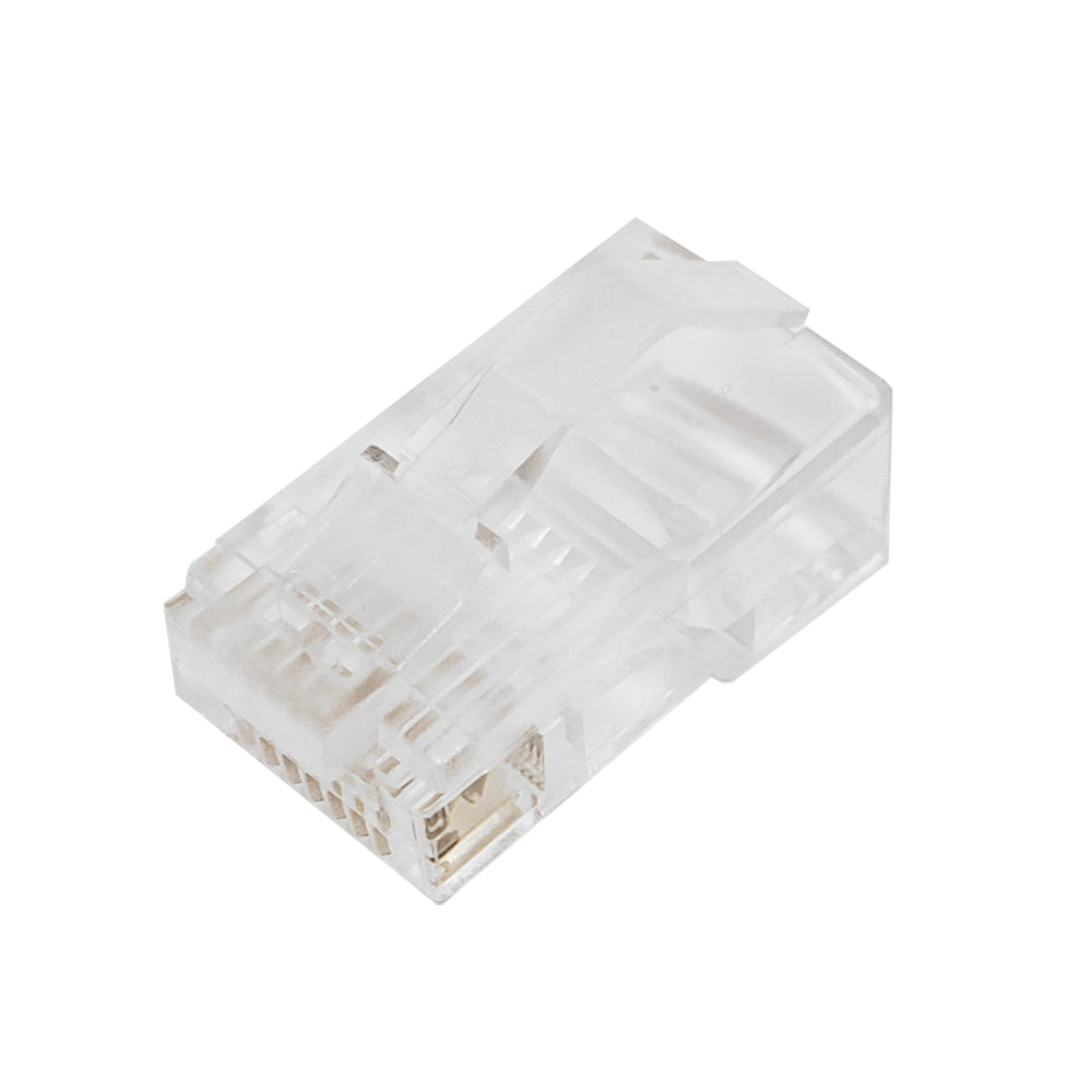 RJ45 Cat5e Plug with Snagless Tab for Stranded Round Cable (8P 8C) - Pack of 50 – Generic