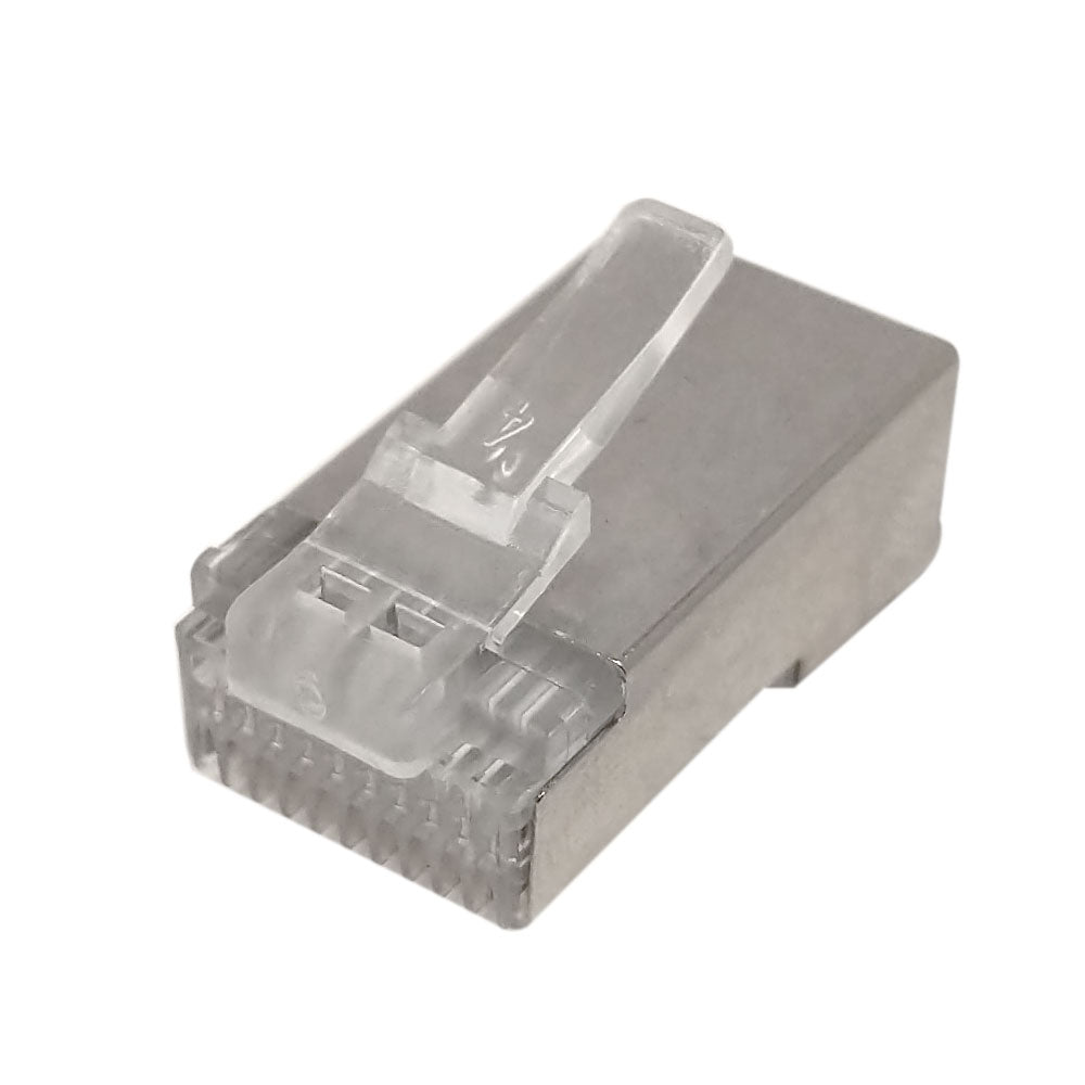 RJ50 Cat5e Plug Shielded for Round Stranded Cable (10P 10C) - Pack of 50 – Generic