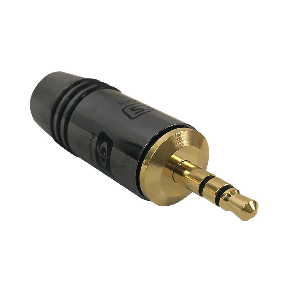 Premium 3.5mm Stereo Male Solder Connector - Zinc – Generic