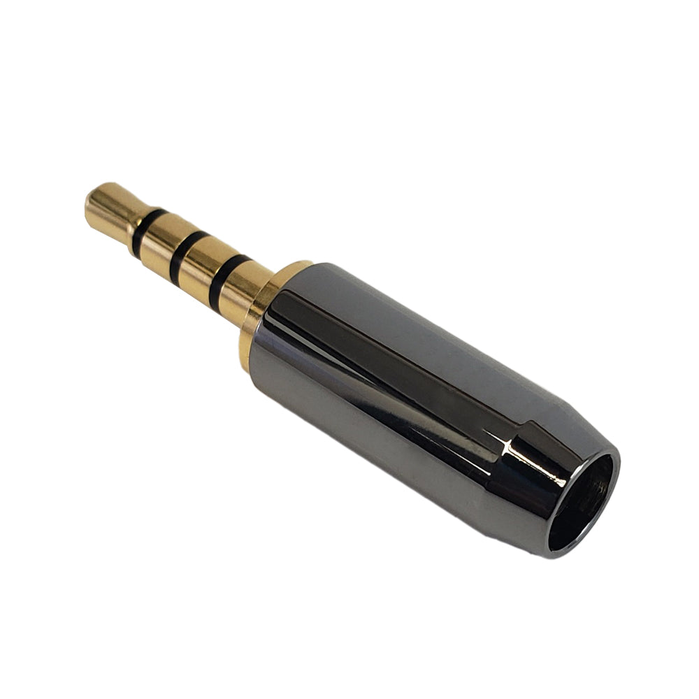 3.5mm 4C Male Solder Connector (5.5mm OD) - Zinc – Generic – Audio Connectors (photo 2)